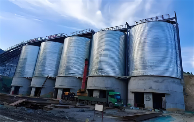 杨浦螺旋卷板仓施工现场